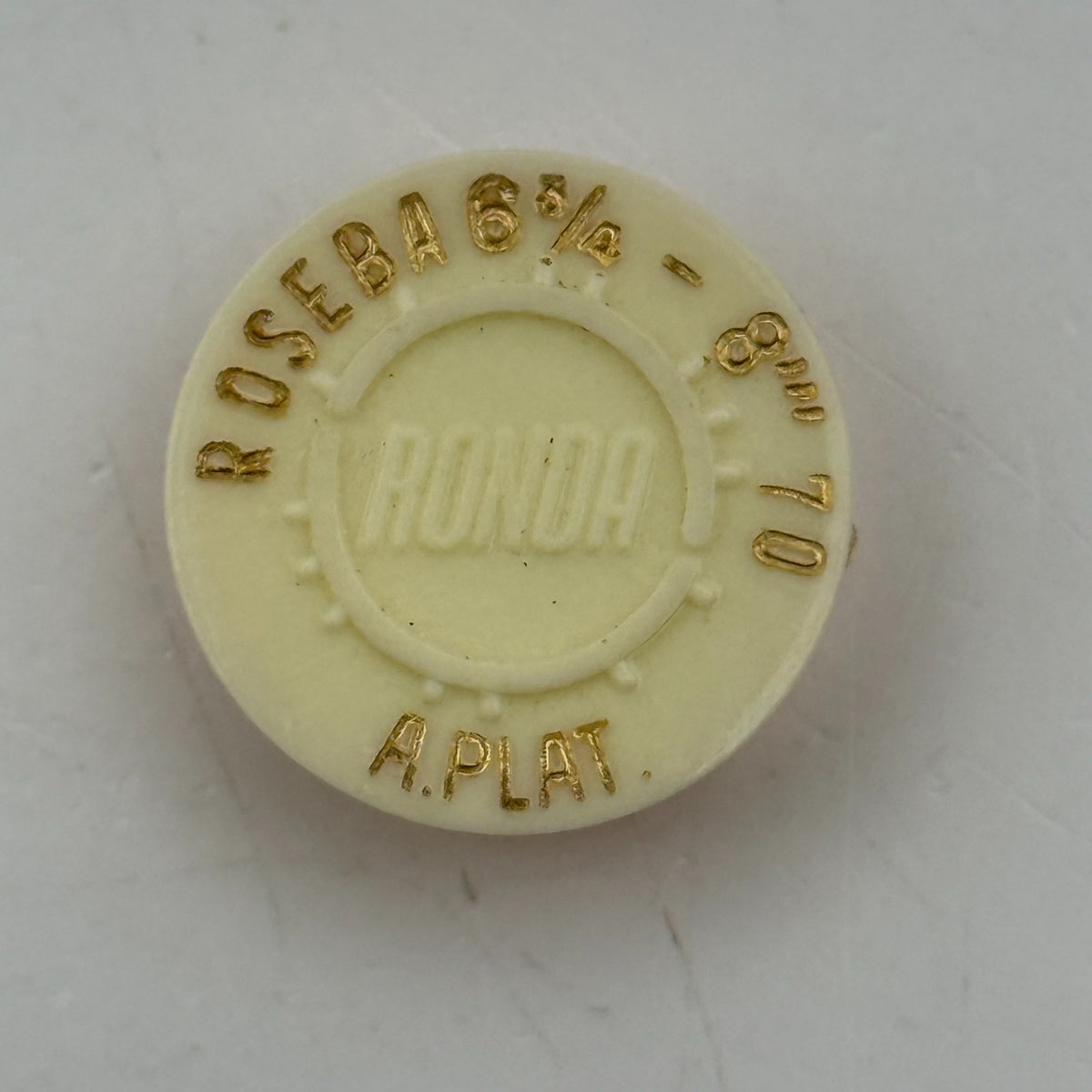 Roseba 70 Balance Wheel Complete And Spring 6¾’’’–8’’’ Watch Movement Parts NOS