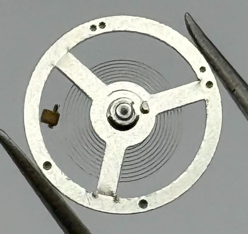 LSH 1262 Rosk Balance Wheel Complete And Spring 12’’’ 1855 Watch Movement Parts