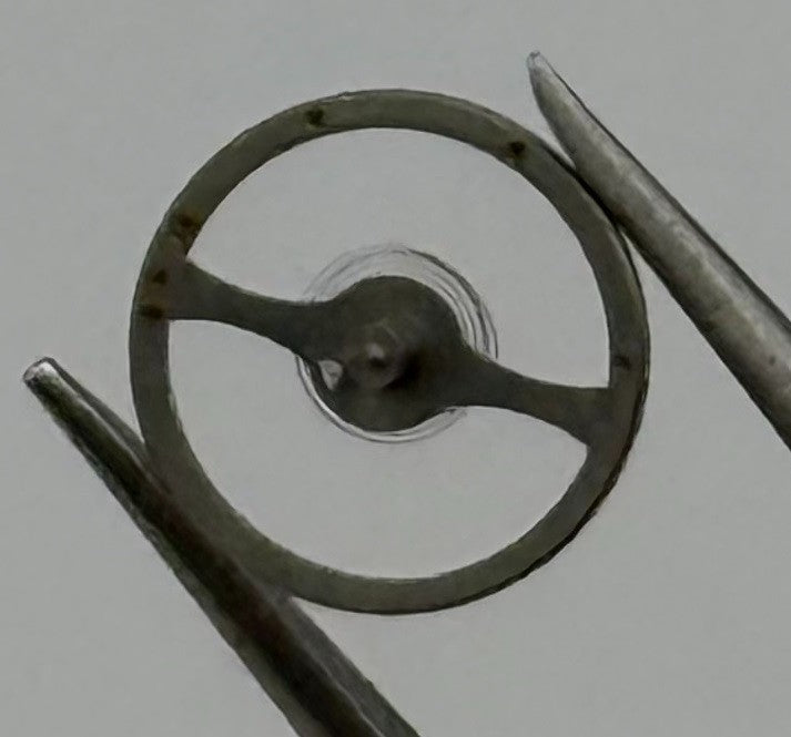 Oris 410 Balance Wheel Complete And Spring 5¼’’’ Progress Watch Movement Parts
