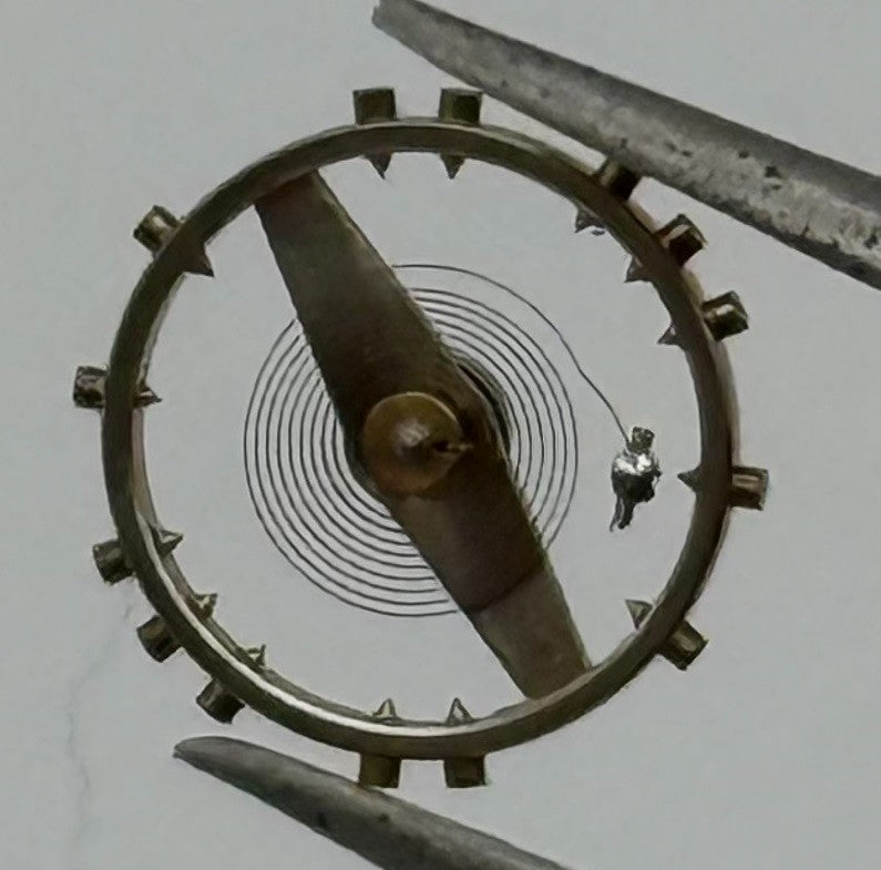 AS 1240 SSR Balance Wheel Complete And Spring 8¾’’’ 1248 M Watch Movement Parts