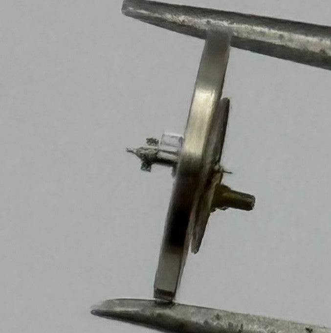 Oris 410 Balance Wheel Complete And Spring 5¼’’’ 330 M Watch Movement Parts NOS