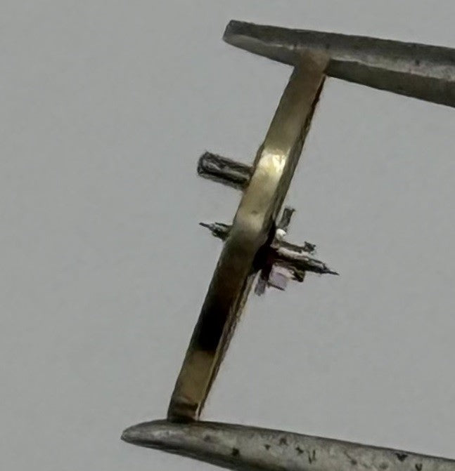 ETA 2412 Balance Wheel Complete And Spring Renata 1413 Watch Movement Parts NOS