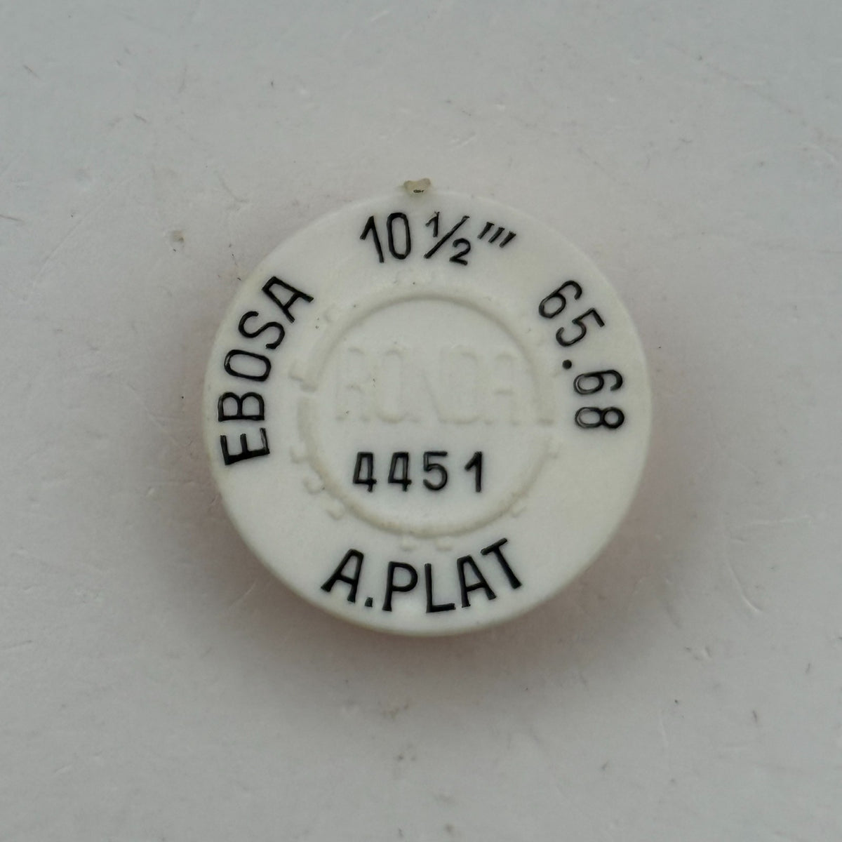 Ebosa 65 68 Balance Wheel Complete And Spring 10½’’’ 4451 Watch Movement Parts