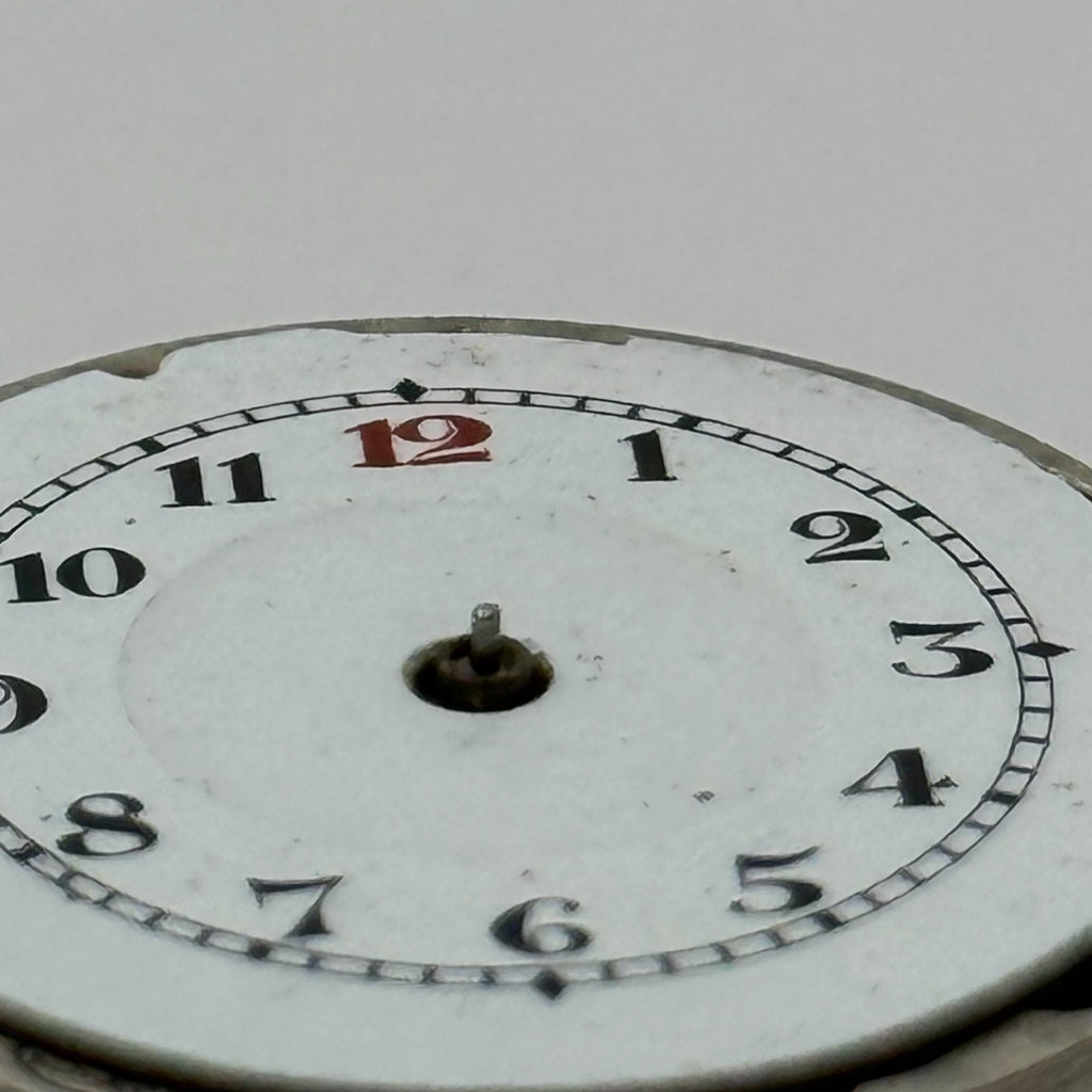 Unidentified SF Watch Movement Swiss Manual Wind Vintage Parts Repair 23.3mm