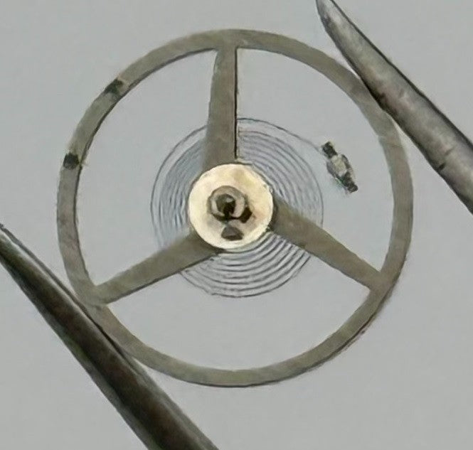 ETA 2487 Balance Wheel Complete And Spring Renata 1269 Watch Movement Parts NOS