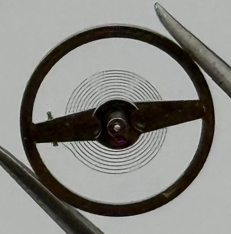 Oris 531/2 Balance Wheel Complete And Spring 8¾’’’ 4375 Watch Movement Parts NOS