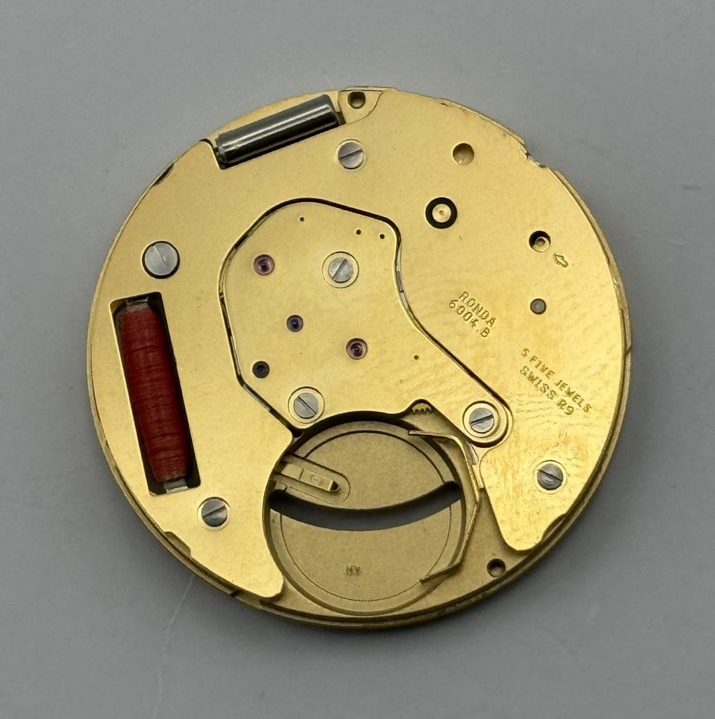 Ronda 6004.B Watch Movement Quartz Swiss 5 Jewels Parts Repair Spares 26mm