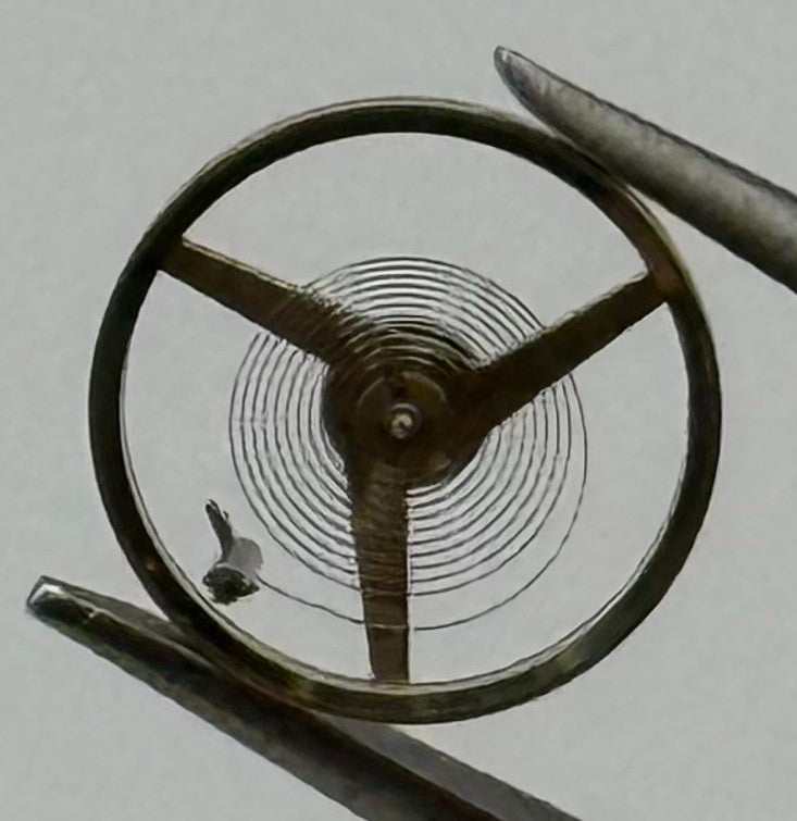 ST 69-21 Balance Wheel Complete And Spring Renata 1509 Watch Movement Parts NOS