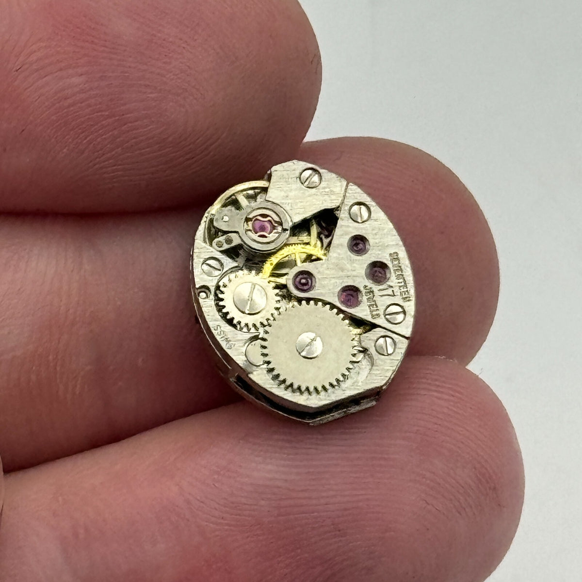 FEF 6632 Watch Movement Ladies Manual Wind Swiss Vintage Parts Spares 13mm