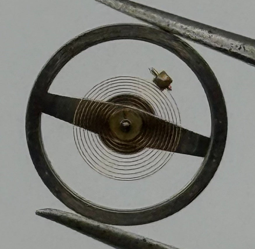Brac 301 PL Balance Wheel Complete And Spring 10½''' Watch Movement Parts NOS