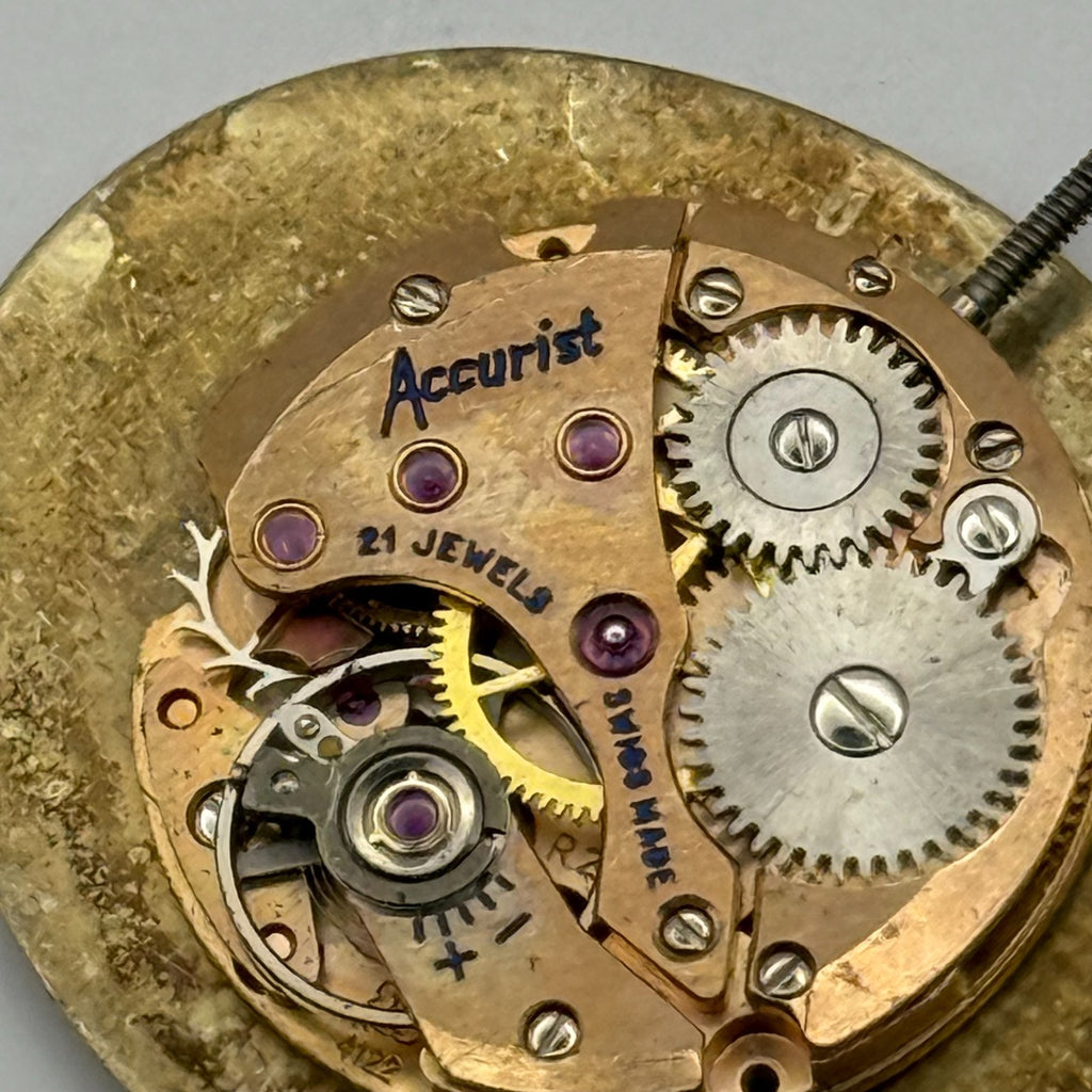 Felsa 4122 Watch Movement Accurist 21 Jewels Running Manual Wind Parts 17.1mm