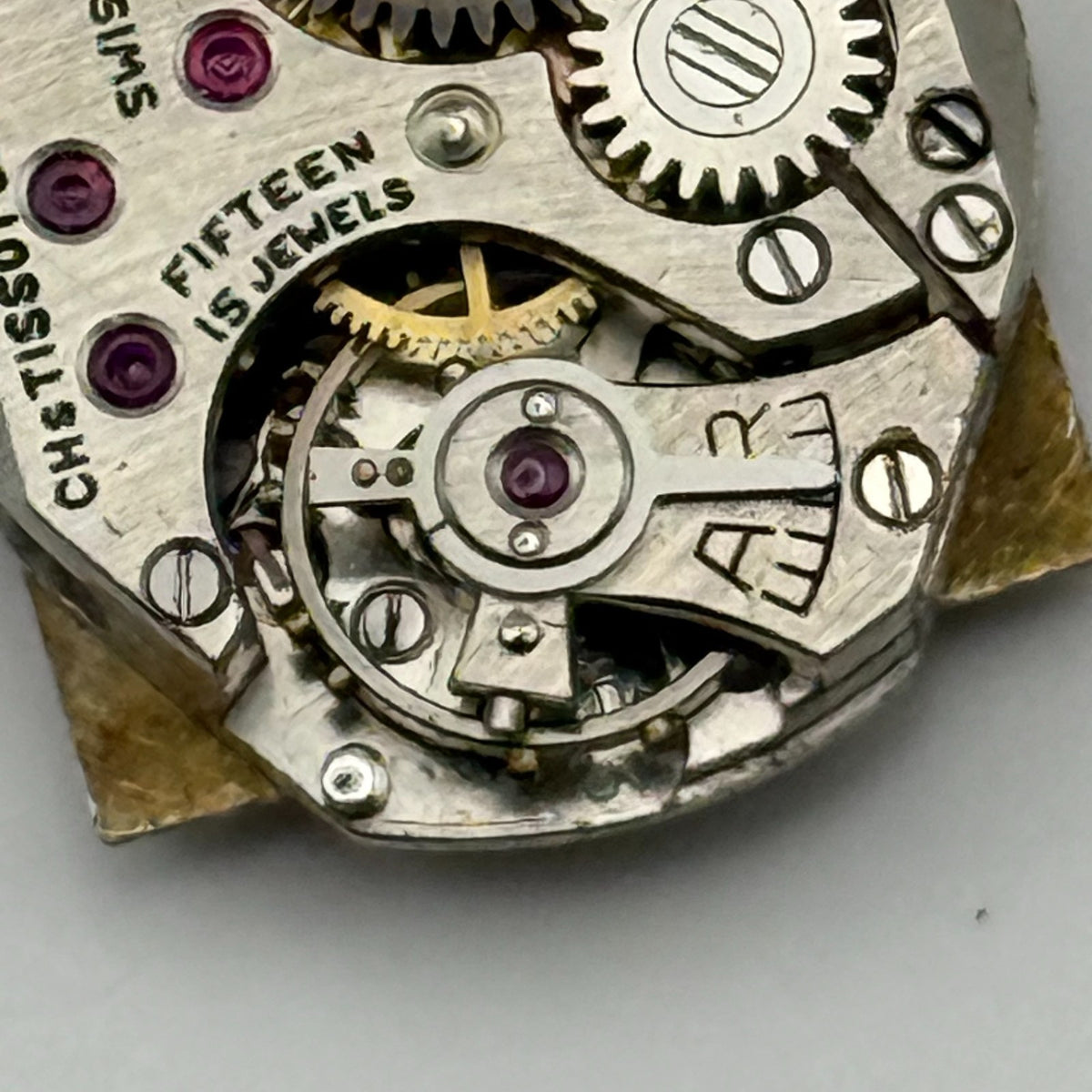 Tissot 15.3 Watch Movement Rare Calibre 15 Jewels Swiss Parts Repair 15.3mm