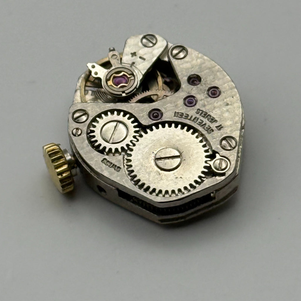 FHF 69-21 Watch Movement Uno 17 Jewels Swiss Manual Wind Parts Repair 15.3mm