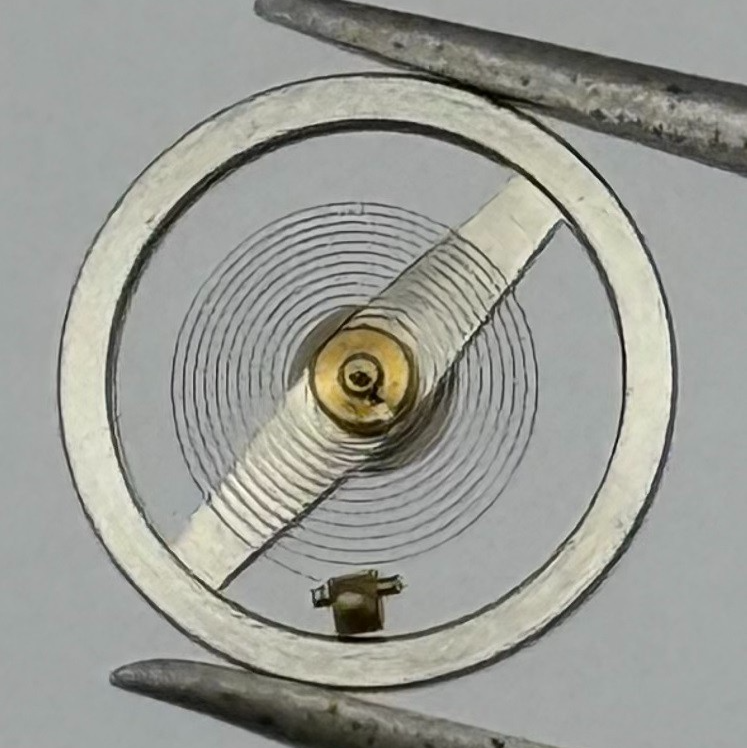 BFG 910 PL Balance Wheel Complete And Spring Renata 825 Watch Movement Parts NOS