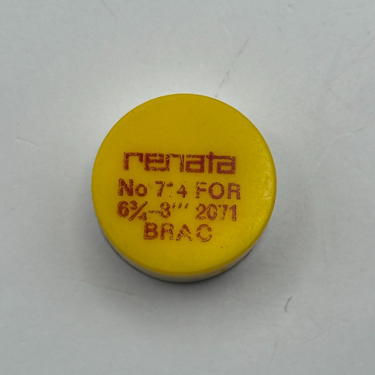 Brac 2071 Balance Wheel Complete And Spring 6¾-8’’’ 714 Watch Movement Parts NOS