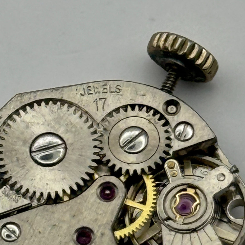 FEF 6662 Watch Movement Worcester 17Jewels Swiss Manual Wind Parts Repair 15.3mm
