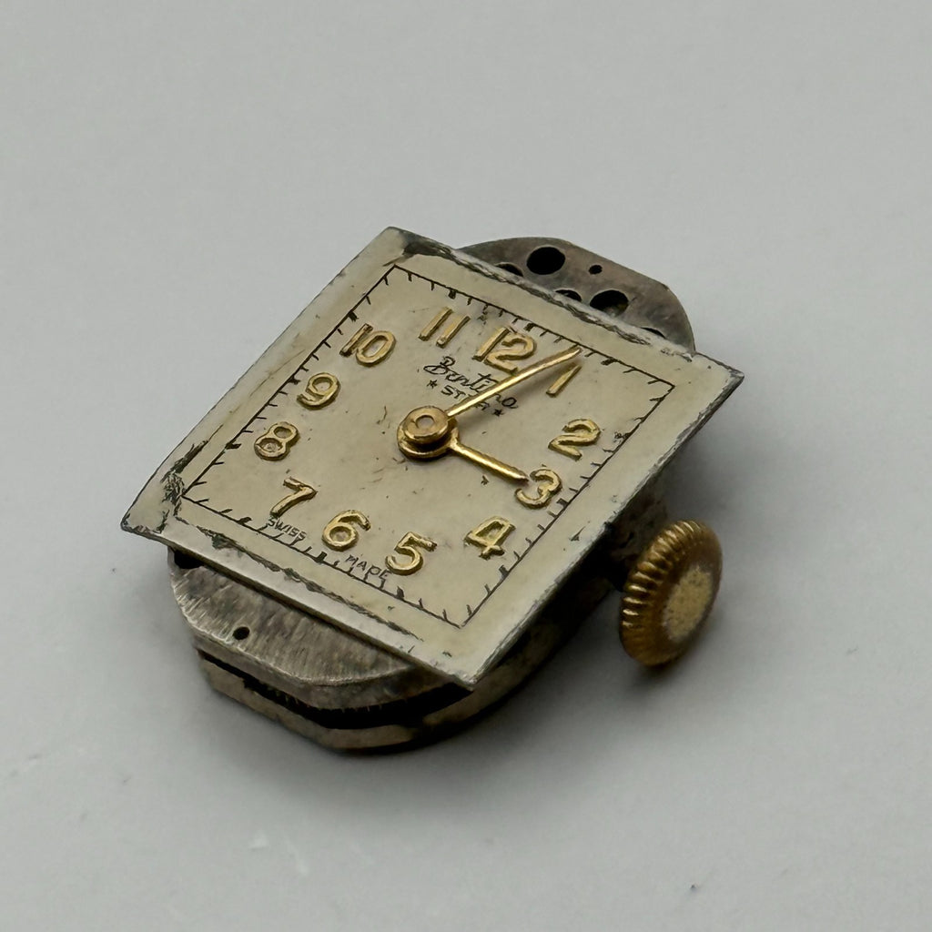 ETA Watch Movement Running Bentima 15 Jewels Swiss Manual Wind Parts 12.6mm