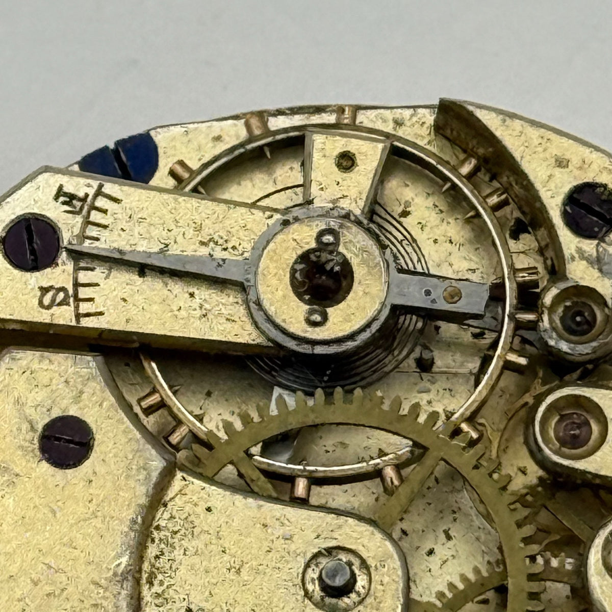 Longines Pocket Watch Movement Antique Hunter Sub Seconds Parts Repair 40.1mm