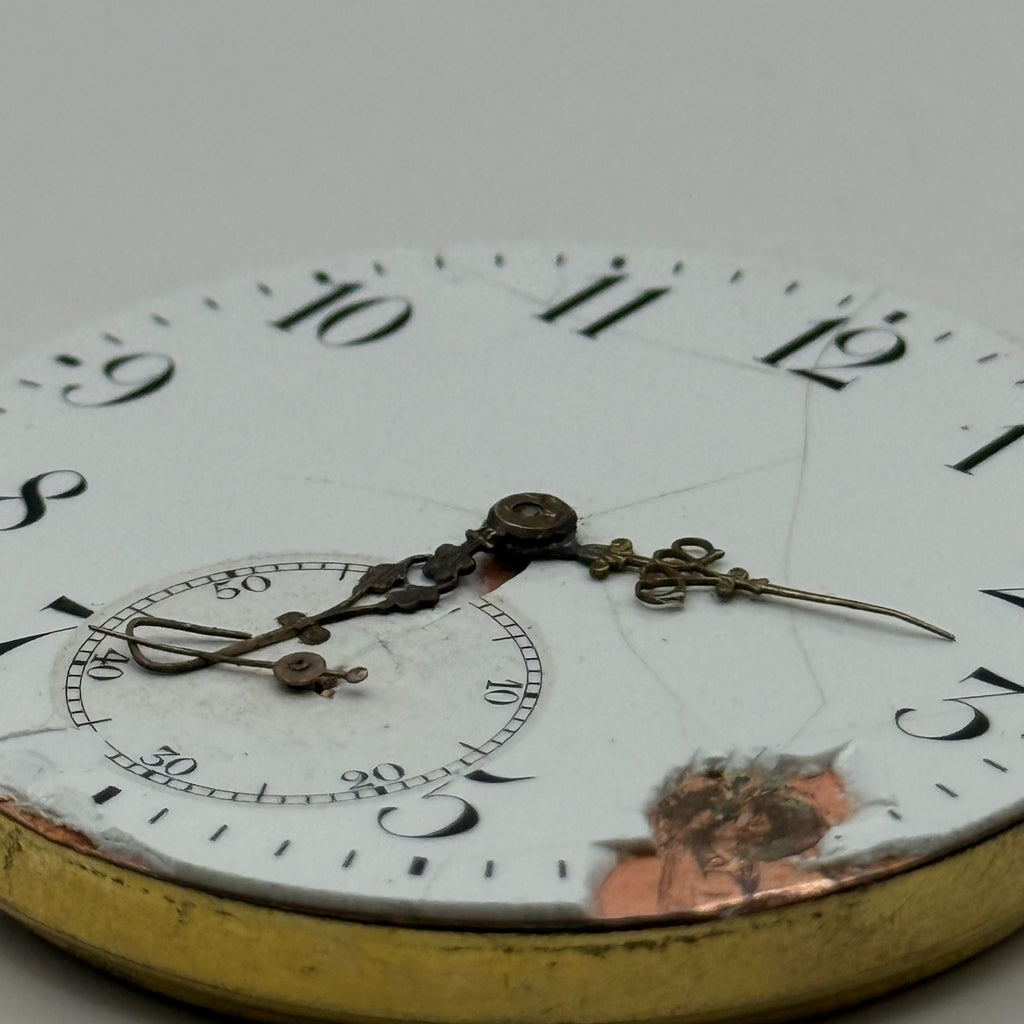 Zenith Pocket Watch Movement Open Face Patent 30751 October 18 1904 Parts 40.9mm