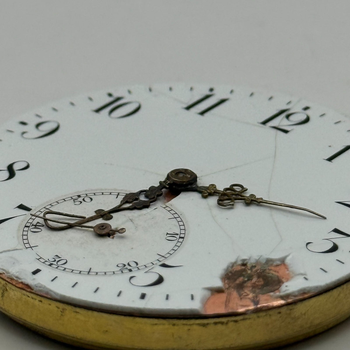 Zenith Pocket Watch Movement Open Face Patent 30751 October 18 1904 Parts 40.9mm