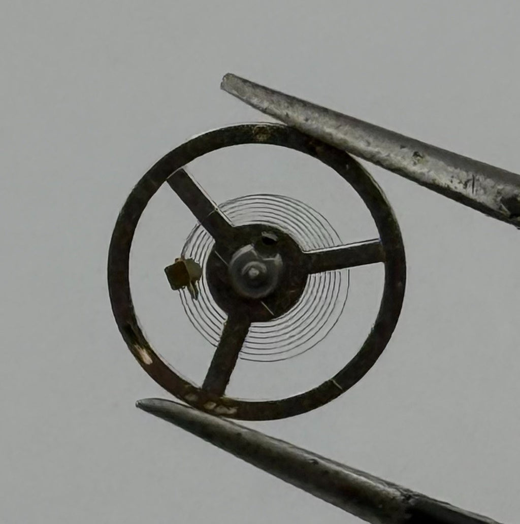 Rego 311 Lapanouse Balance Wheel Complete And Spring 8¾’’’ 706 Watch Parts NOS