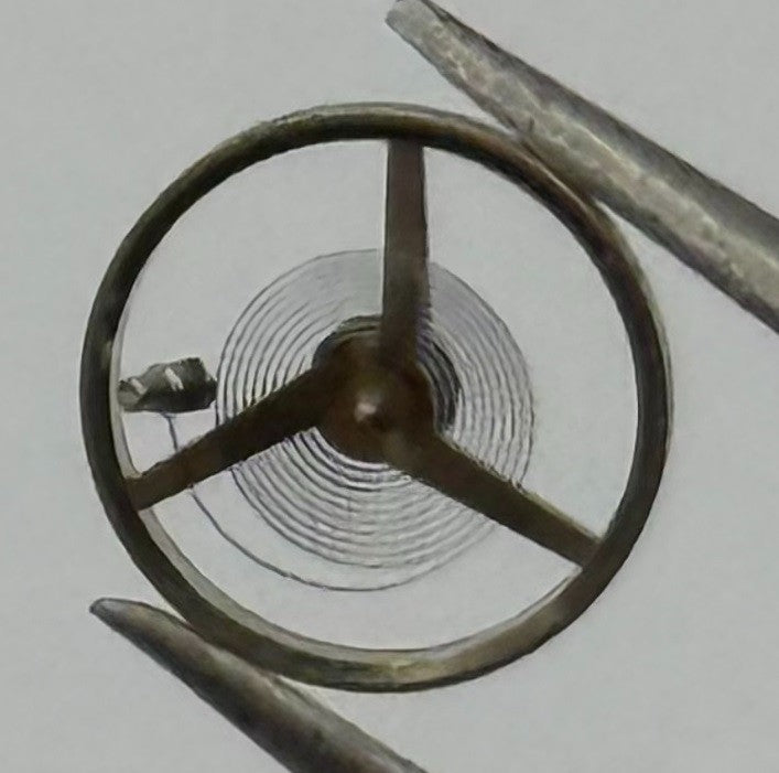 AS 1977-2 Balance Wheel Complete And Spring Renata 1831 Watch Movement Parts NOS