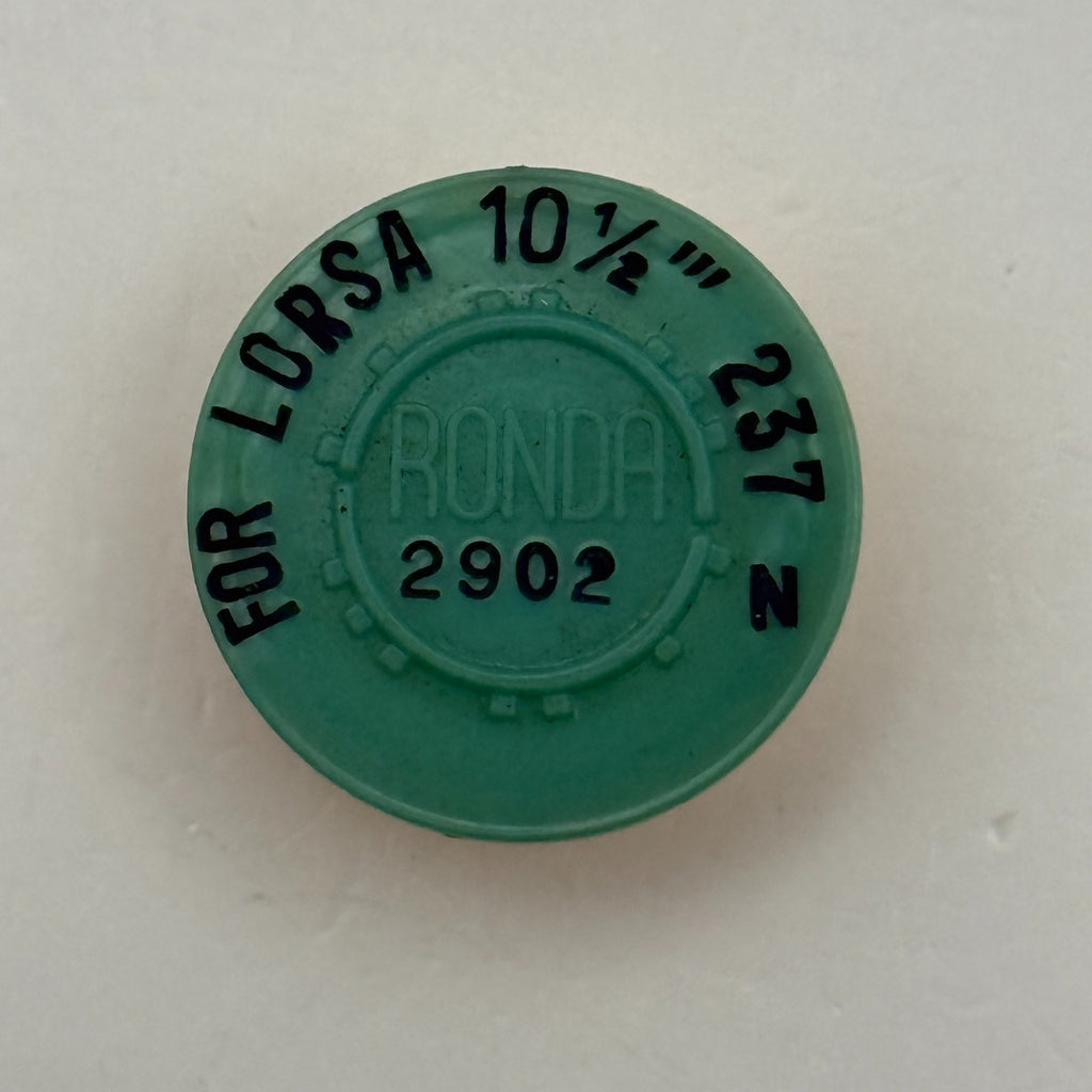 Lorsa 237 N Balance Wheel Complete And Spring 10½’’’ Ronda Watch Movement Parts