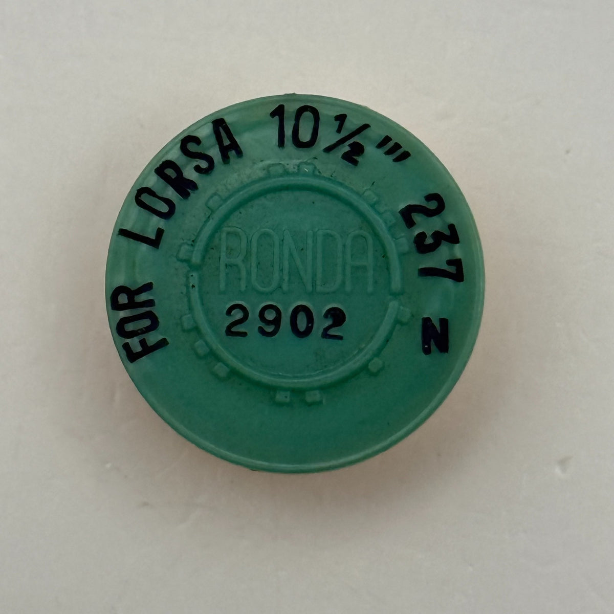 Lorsa 237 N Balance Wheel Complete And Spring 10½’’’ Ronda Watch Movement Parts
