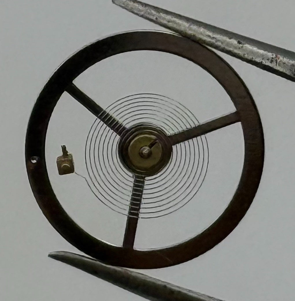 Brac 500 508 Balance Wheel Complete And Spring 12’’’ 5225 Watch Movement Parts
