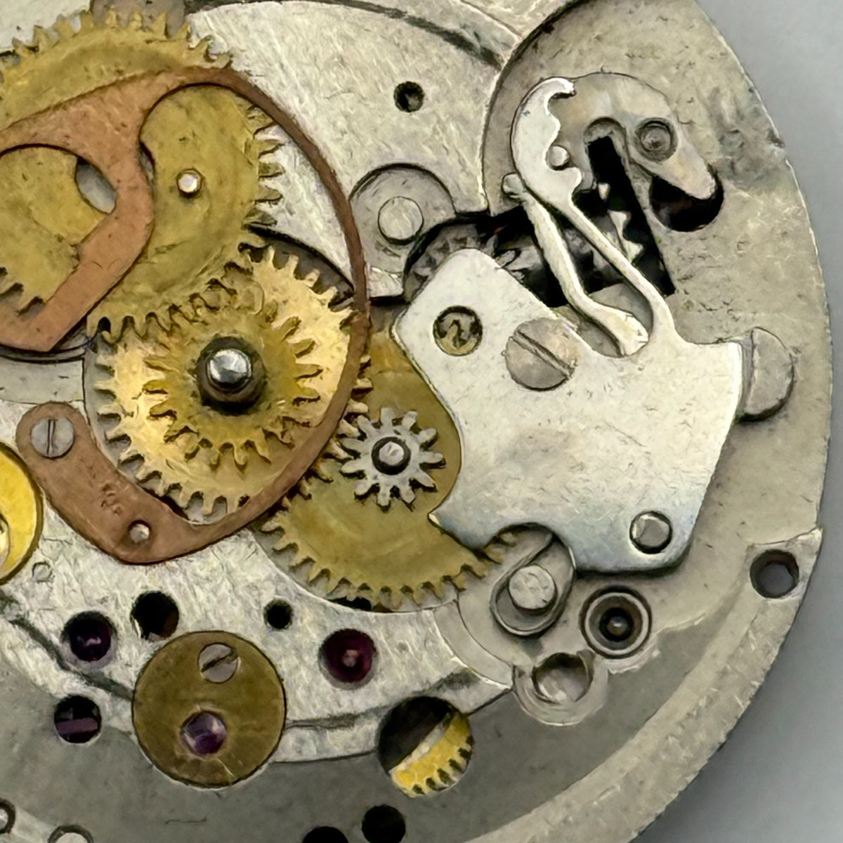 Jeambrun P32G Watch Movement Winton Swiss 17 Jewels Manual Wind Parts 25.7mm