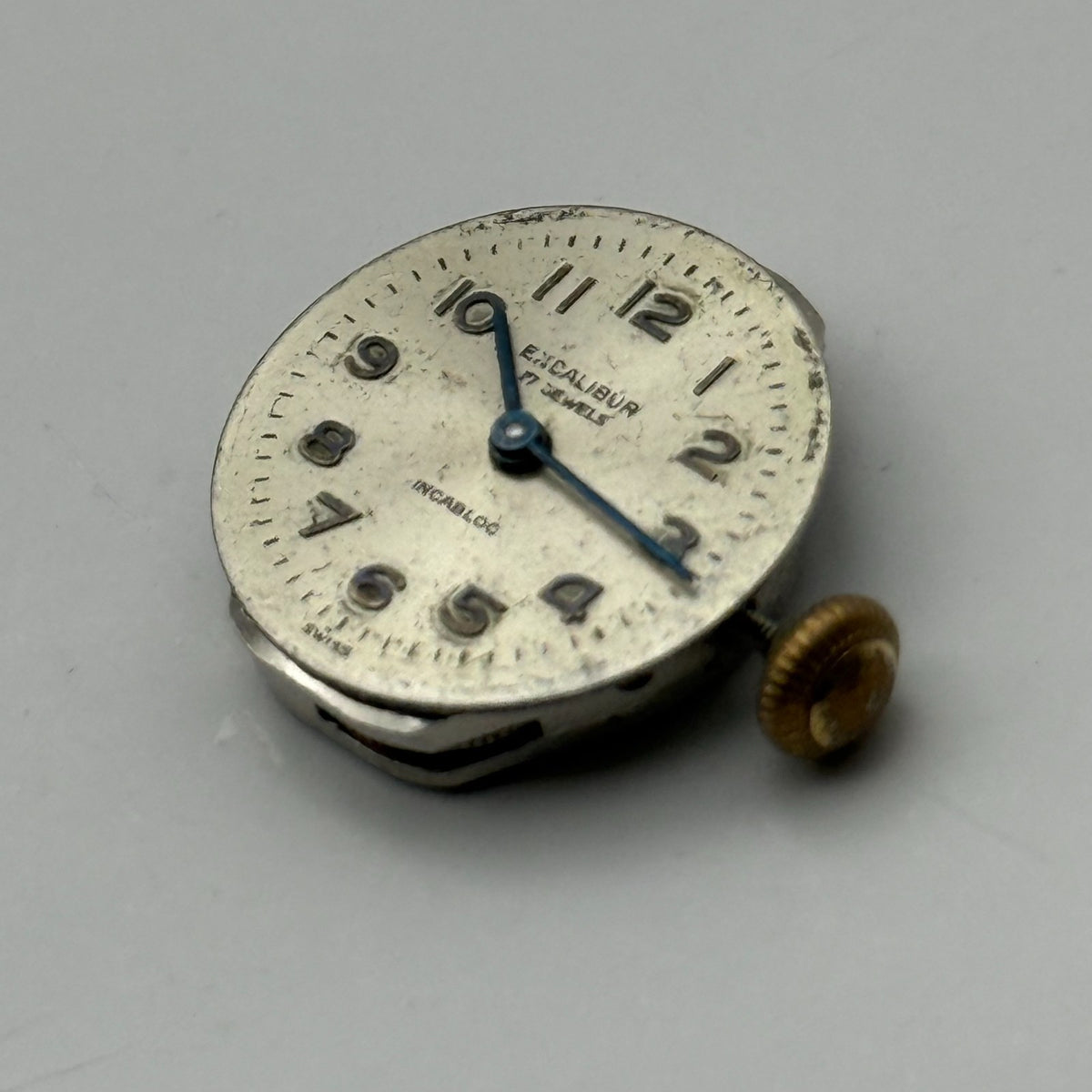 FHF 69 Watch Movement Running Excalibur Swiss Manual Wind Parts Repair 15.3mm