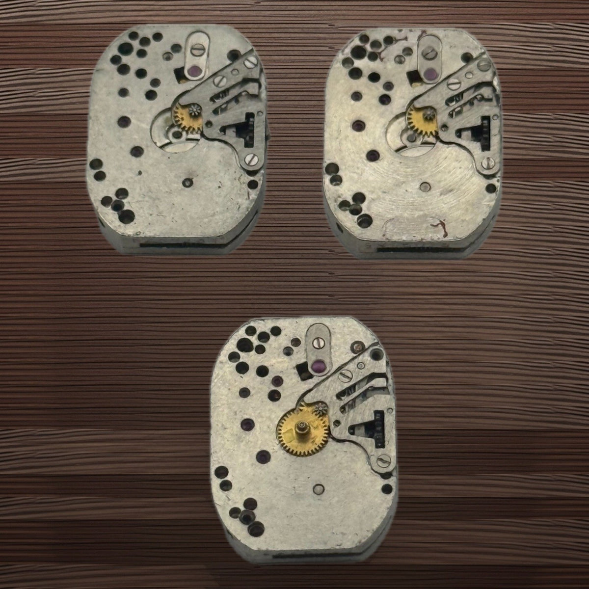 Zaria Luch 1800 Watch Movement Soviet USSR Ladies x 3 Pieces Parts Repair 13.9mm
