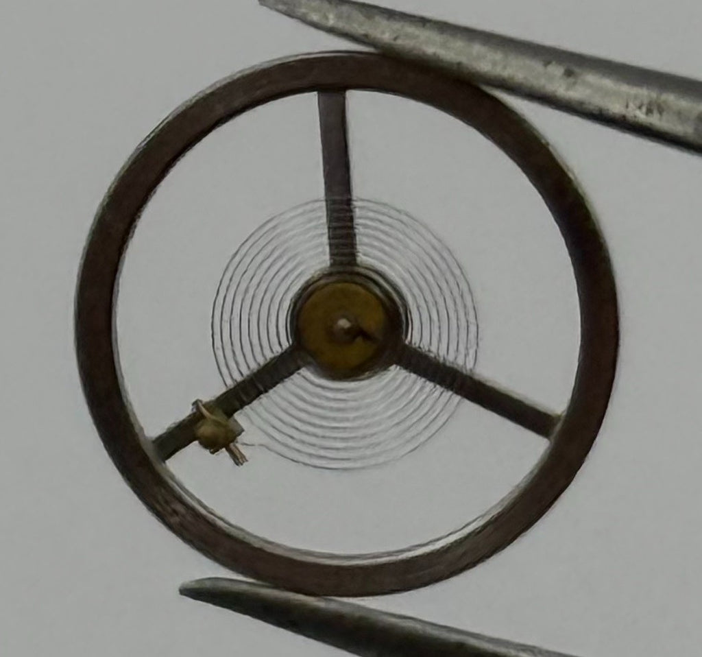 Ebosa 65 68 Balance Wheel Complete And Spring 10½’’’ 4451 Watch Movement Parts