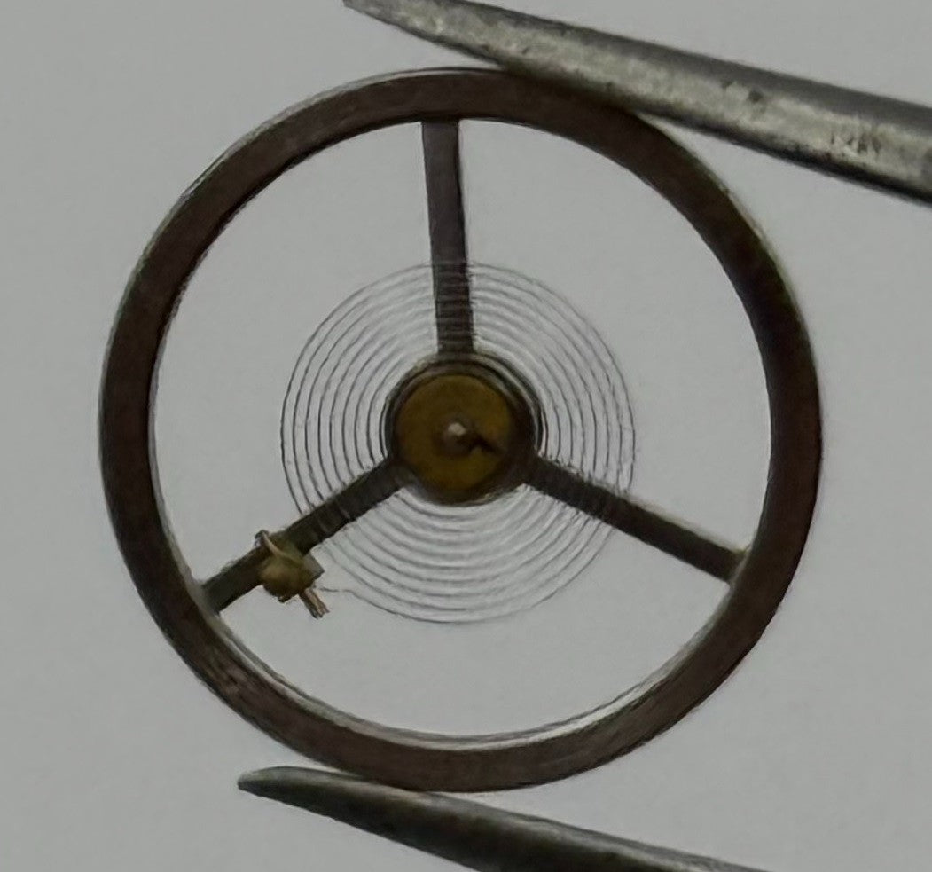 Ebosa 65 68 Balance Wheel Complete And Spring 10½’’’ 4451 Watch Movement Parts