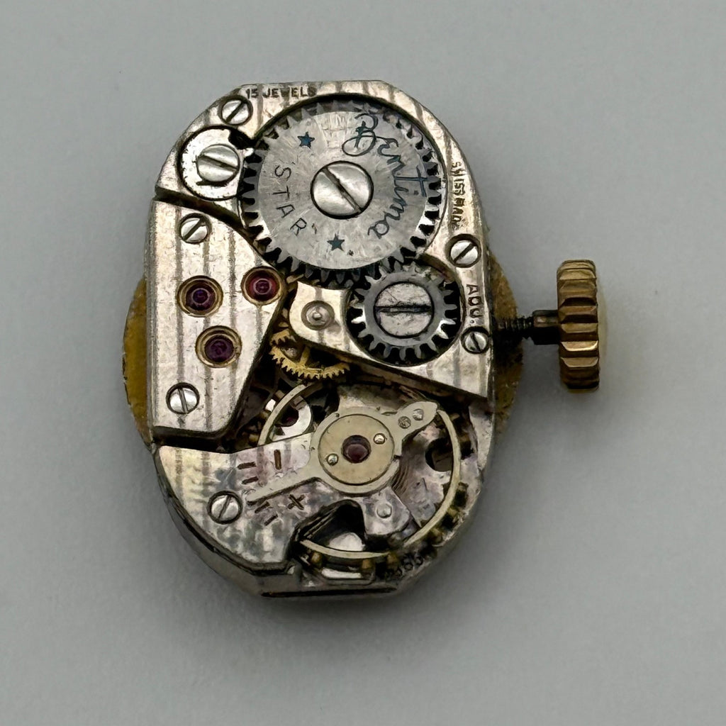 ETA 2355 Watch Movement - Bentima Star - For Parts / Repair