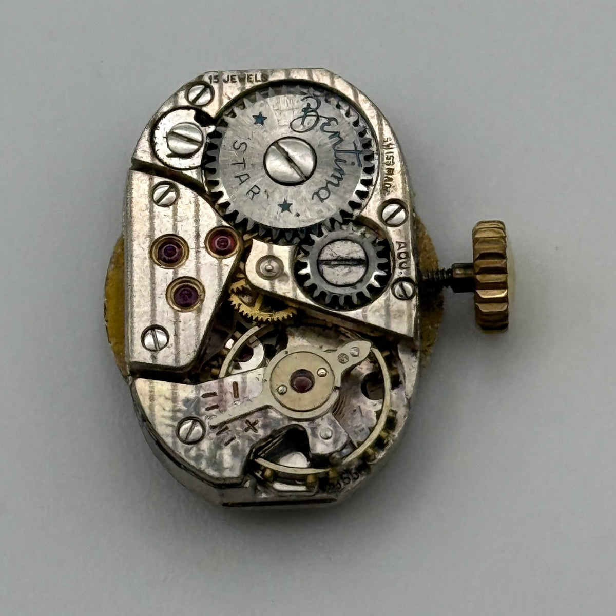 ETA 2355 Watch Movement - Bentima Star - For Parts / Repair
