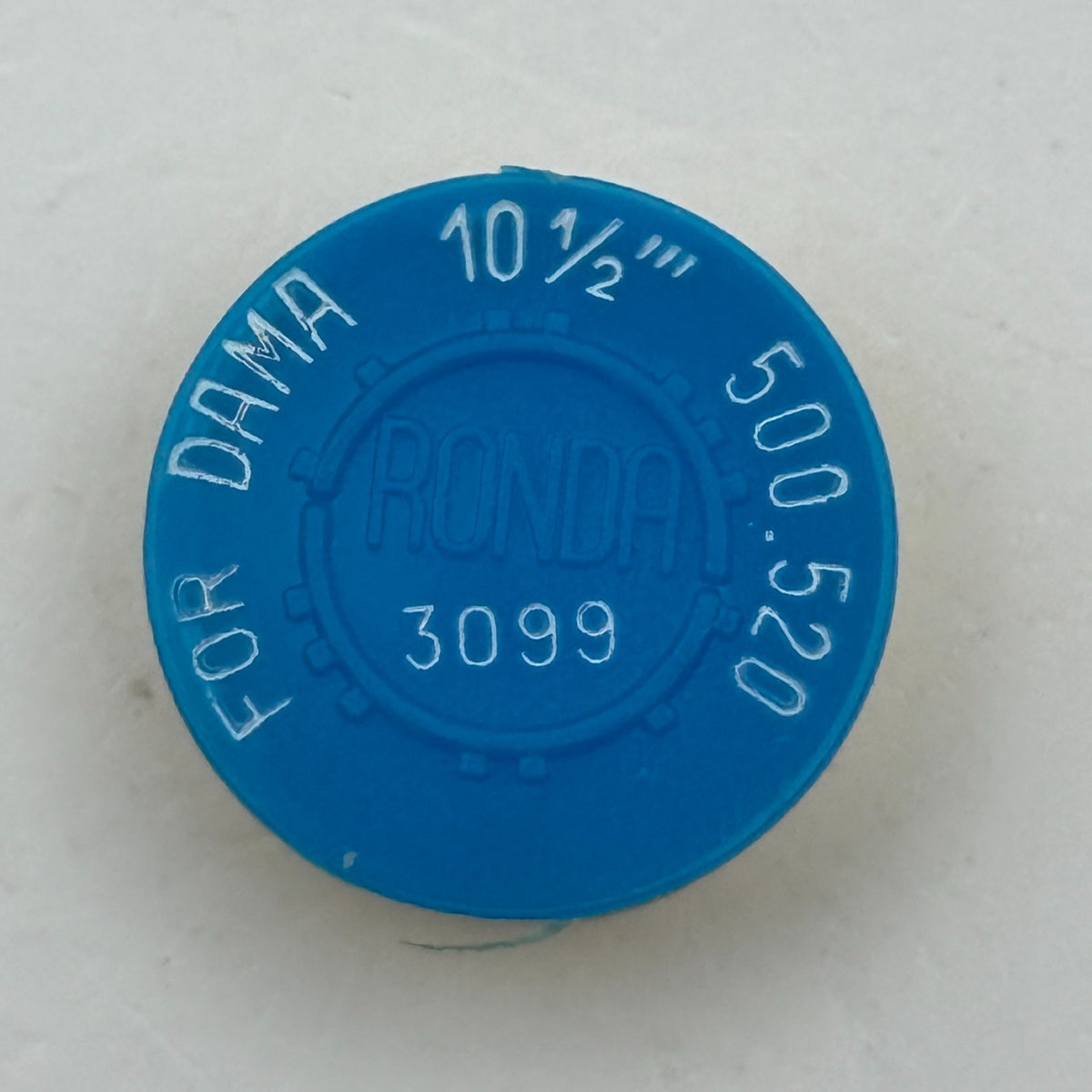 Dama 500 520 Balance Wheel Complete And Spring 10½’’’ 3099 Watch Movement Parts