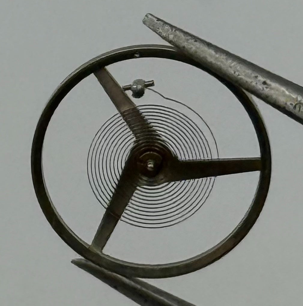 Felsa 4462 Balance Wheel Complete And Spring 11½’’ 5266 Watch Movement Parts NOS