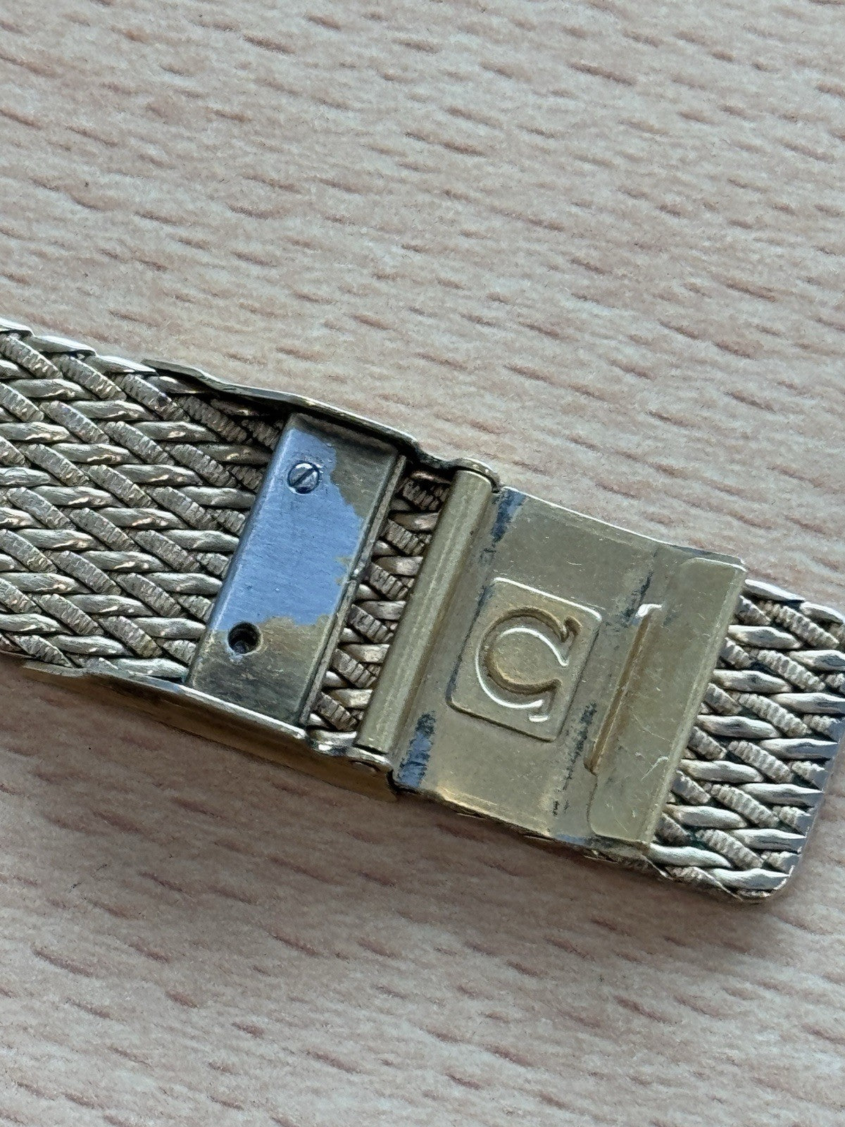 Omega 191.134 Watch Bracelet & Case Omega De Ville 1365 Gold Plated ED 1354/342