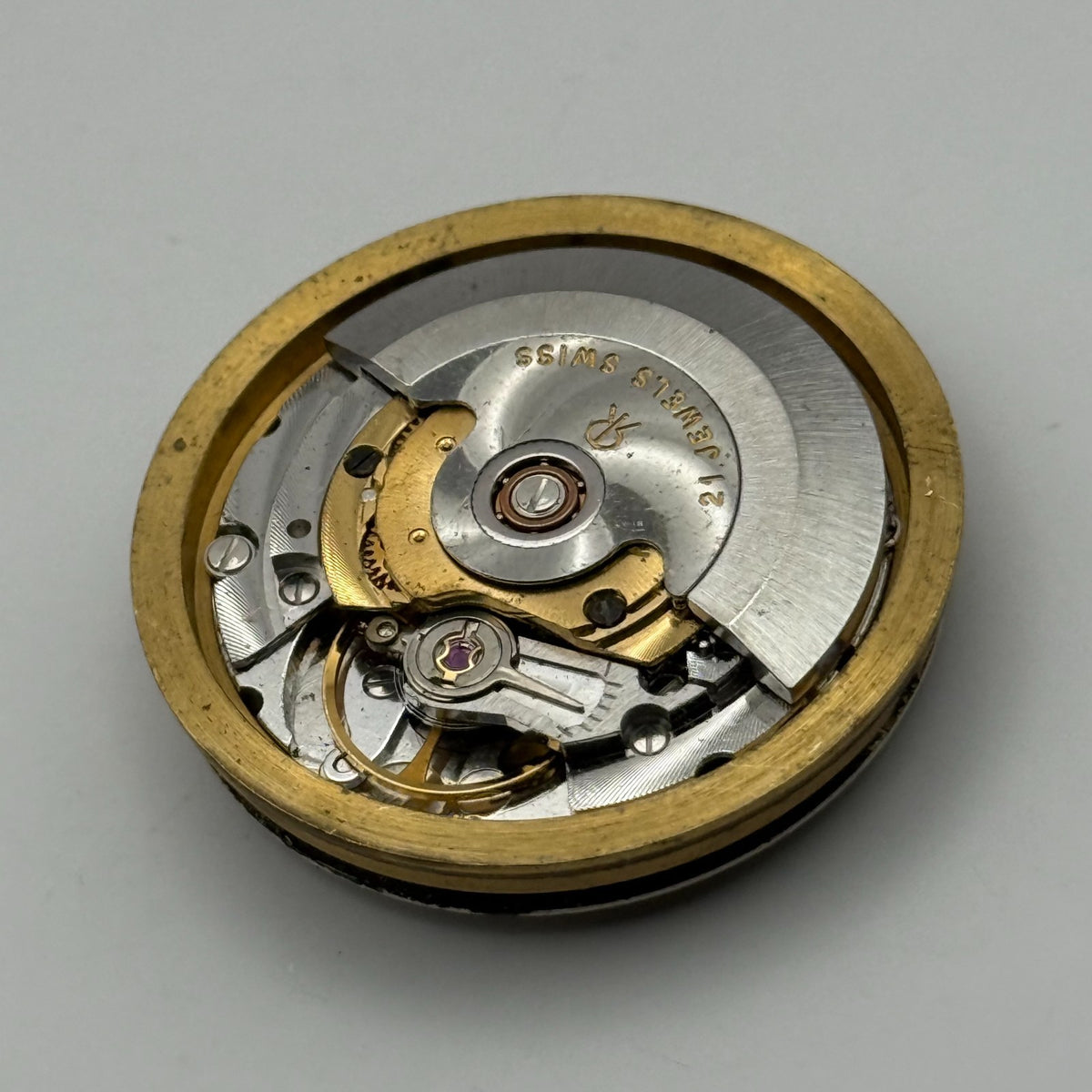 MSR S76-28 Watch Movement - Garrard Date Automatic - For Parts / Repair - 30.6mm