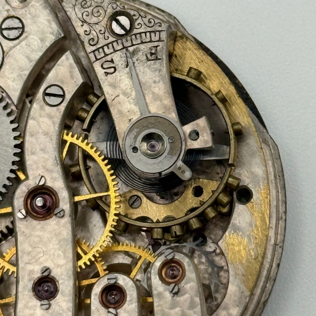 Swiss Lever Good Quality Pocket Watch Movement - Running - Parts / Repair 43mm