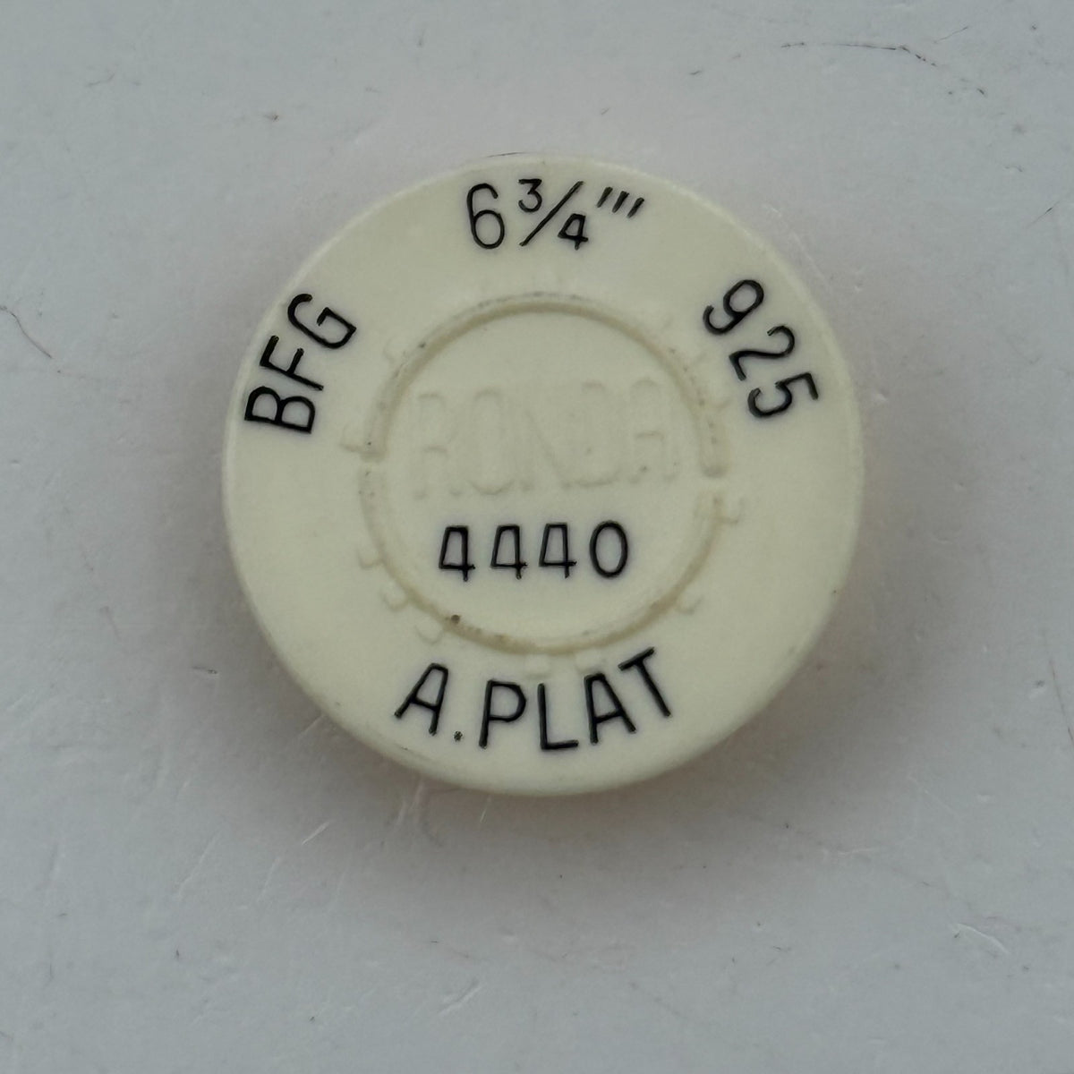 BFG 925 Balance Wheel Complete And Spring 6¾’’’ Ronda 4440 Watch Movement Parts