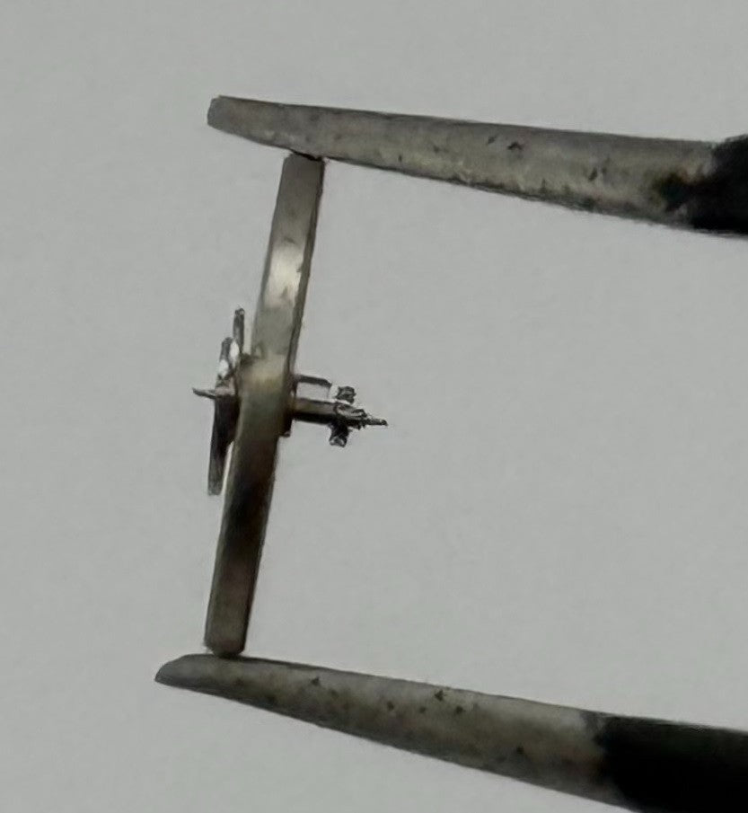 Oris 410 Balance Wheel Complete And Spring 5¼’’’ Progress Watch Movement Parts