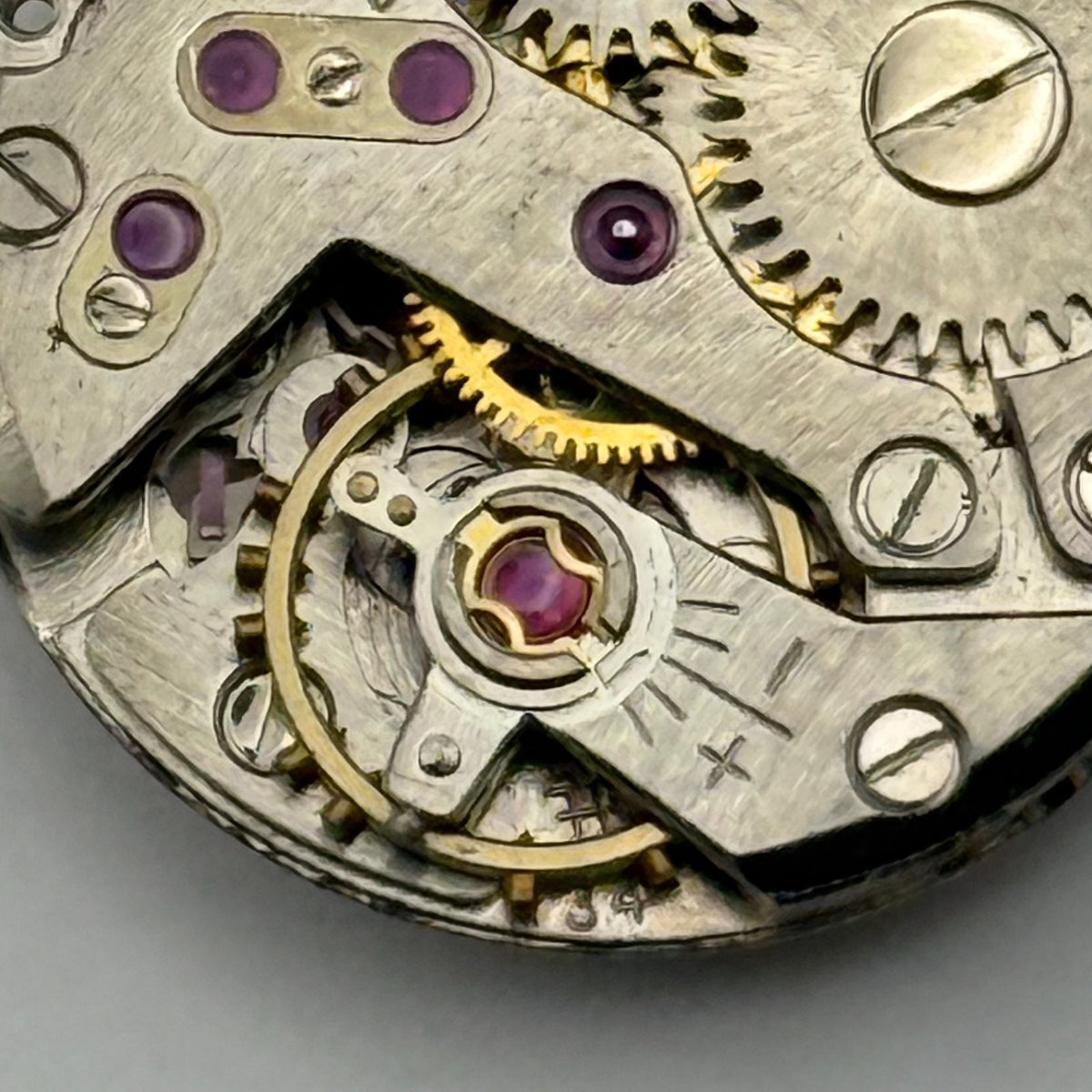 FHF 34 Watch Movement Rotary 21 Jewels Swiss Manual Wind Parts Repair 17.5mm