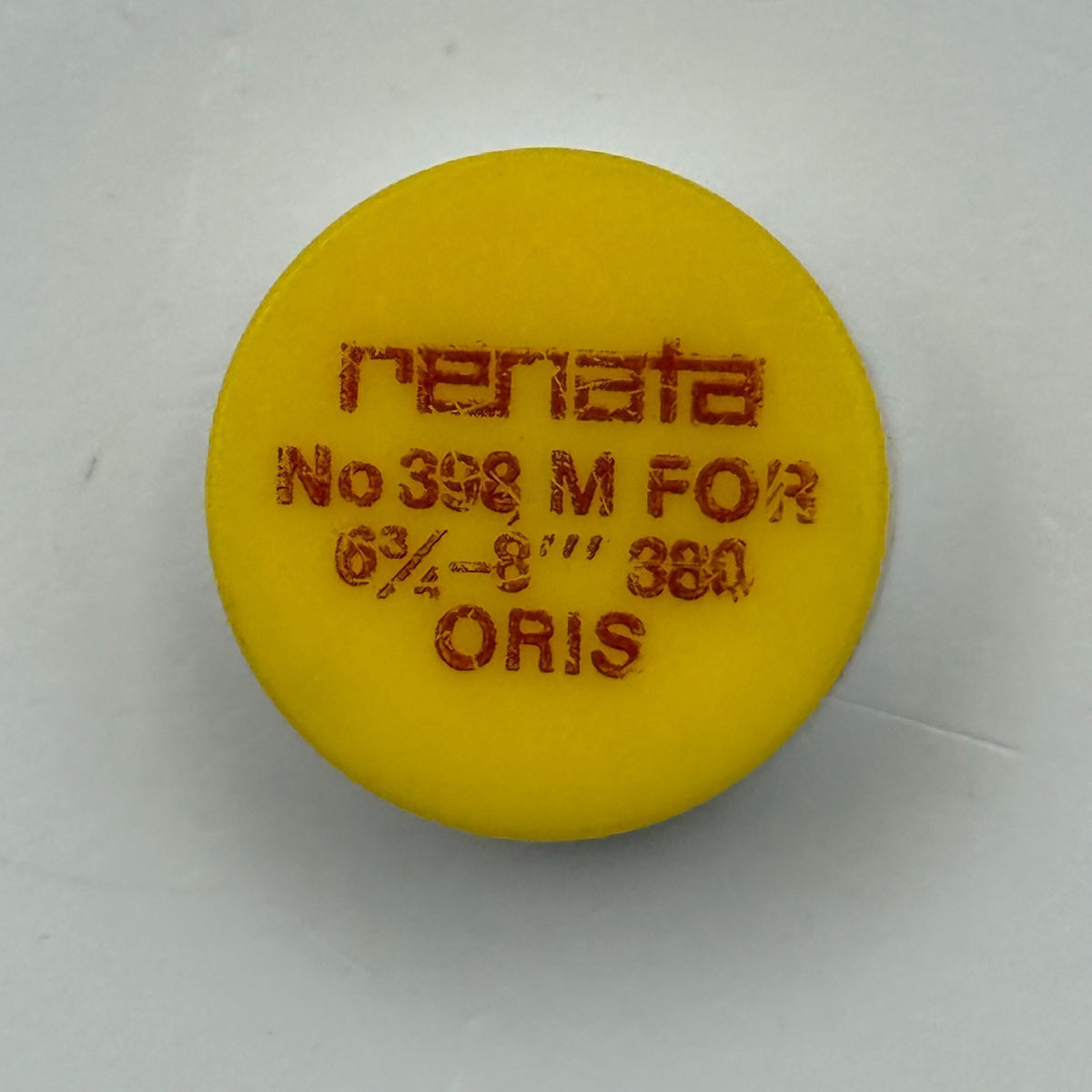 Oris 380 Balance Wheel Complete And Spring 6¾ x 8’’’ 398 M Watch Movement Parts