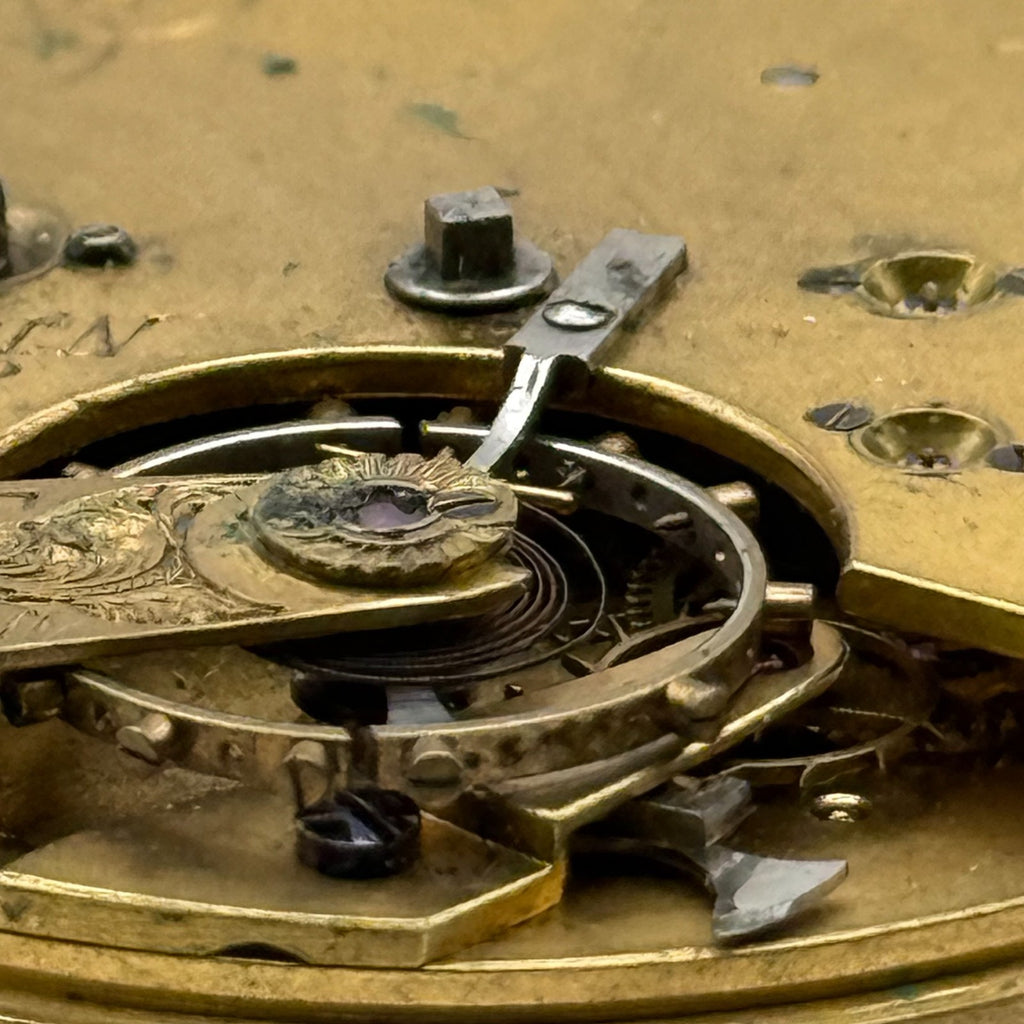 Thomas Blundell Liverpool Pocket Watch Movement - Lever - Running / Parts 42.7mm