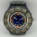 Vintage Swatch Scuba 200 Watch SDM100/1 Black Gondola 1994 40mm Parts Repair