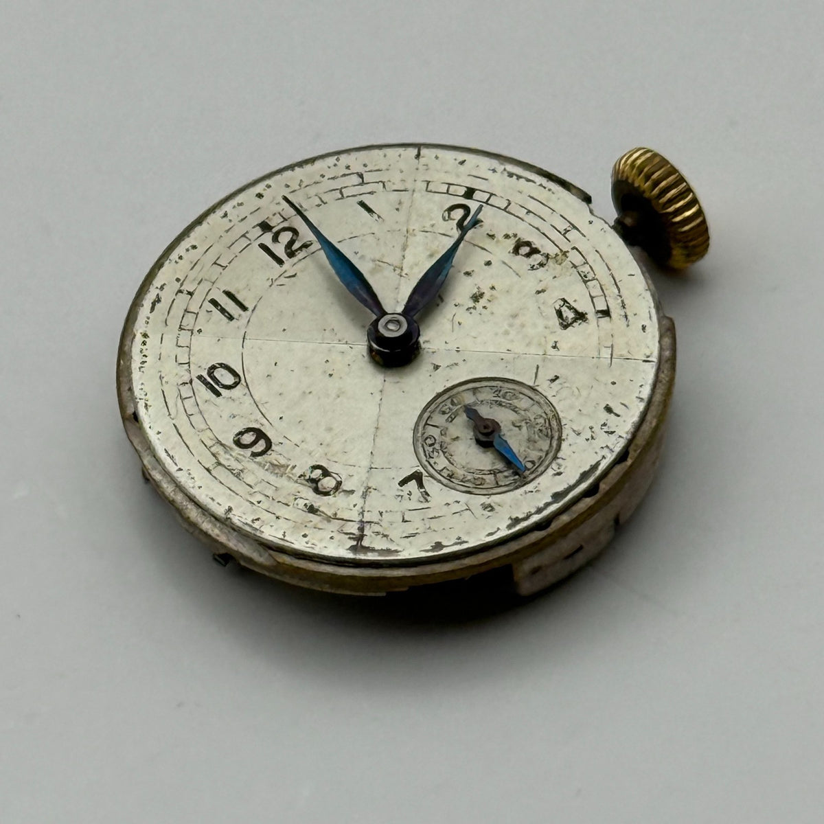 Peseux 60 Watch Movement Rotary 15 Jewels Swiss Manual Wind Parts Repair 18.6mm