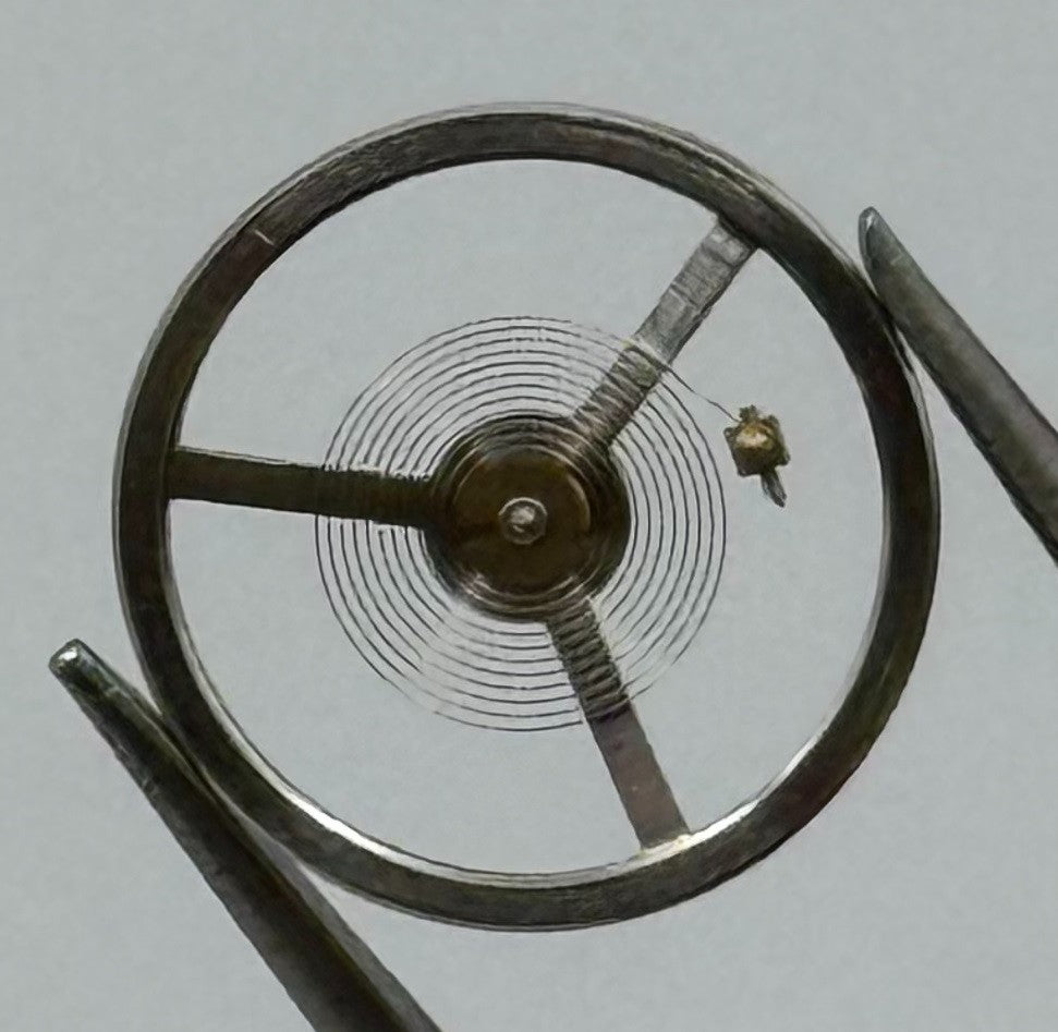 Ebosa 65 Balance Wheel Complete And Spring 12½’’’ 942 Watch Movement Parts NOS