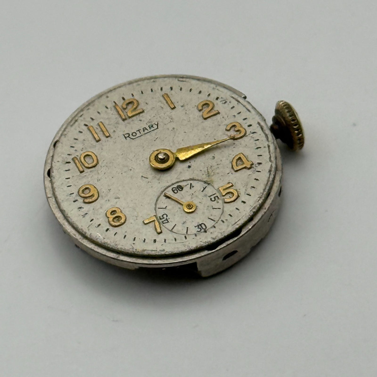 Peseux 220 Watch Movement Rotary 15 Jewels Swiss Manual Wind Parts Repair 19.7mm
